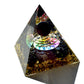 Fekete Obszidián Orgonit Piramis