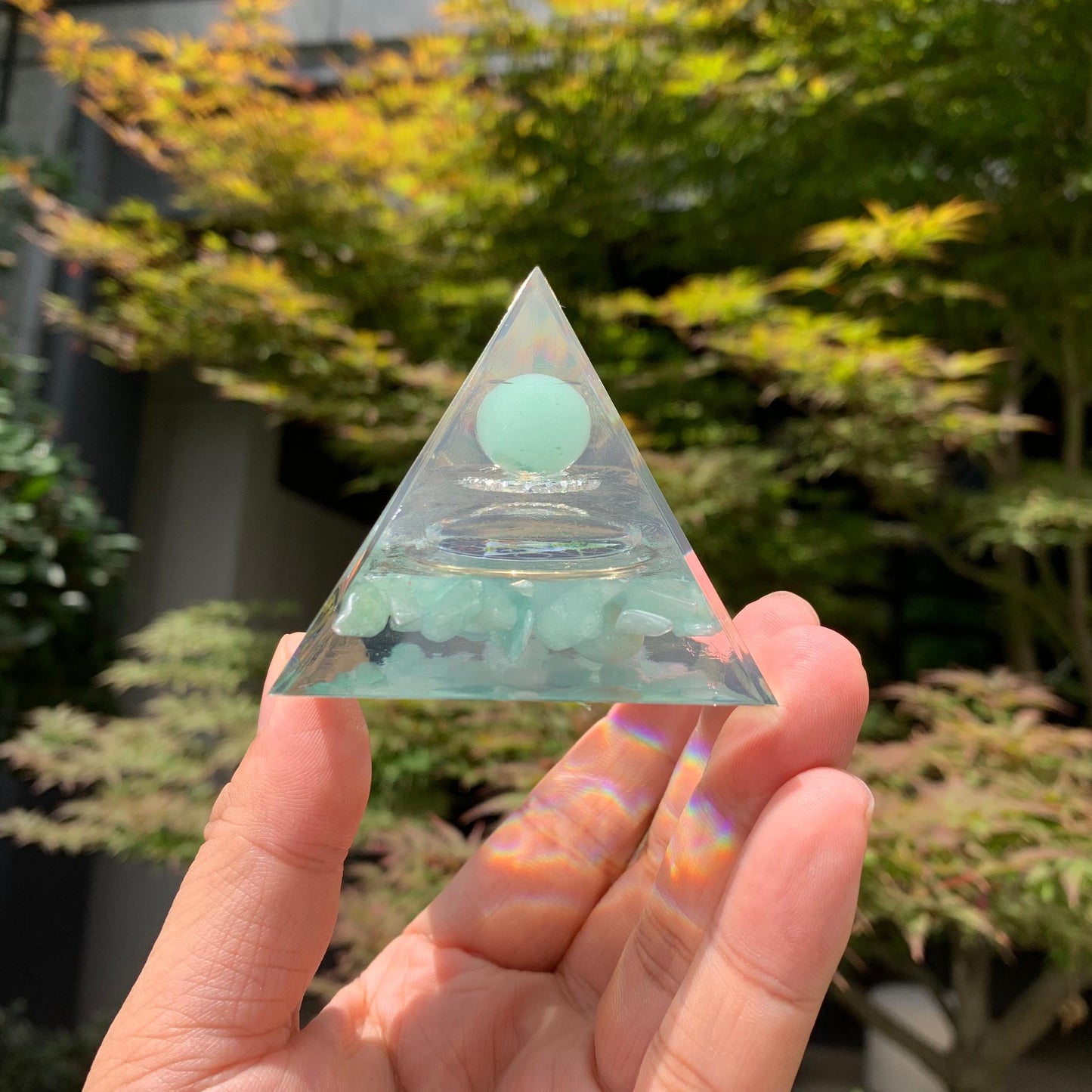 Zöld Aventurin Piramis