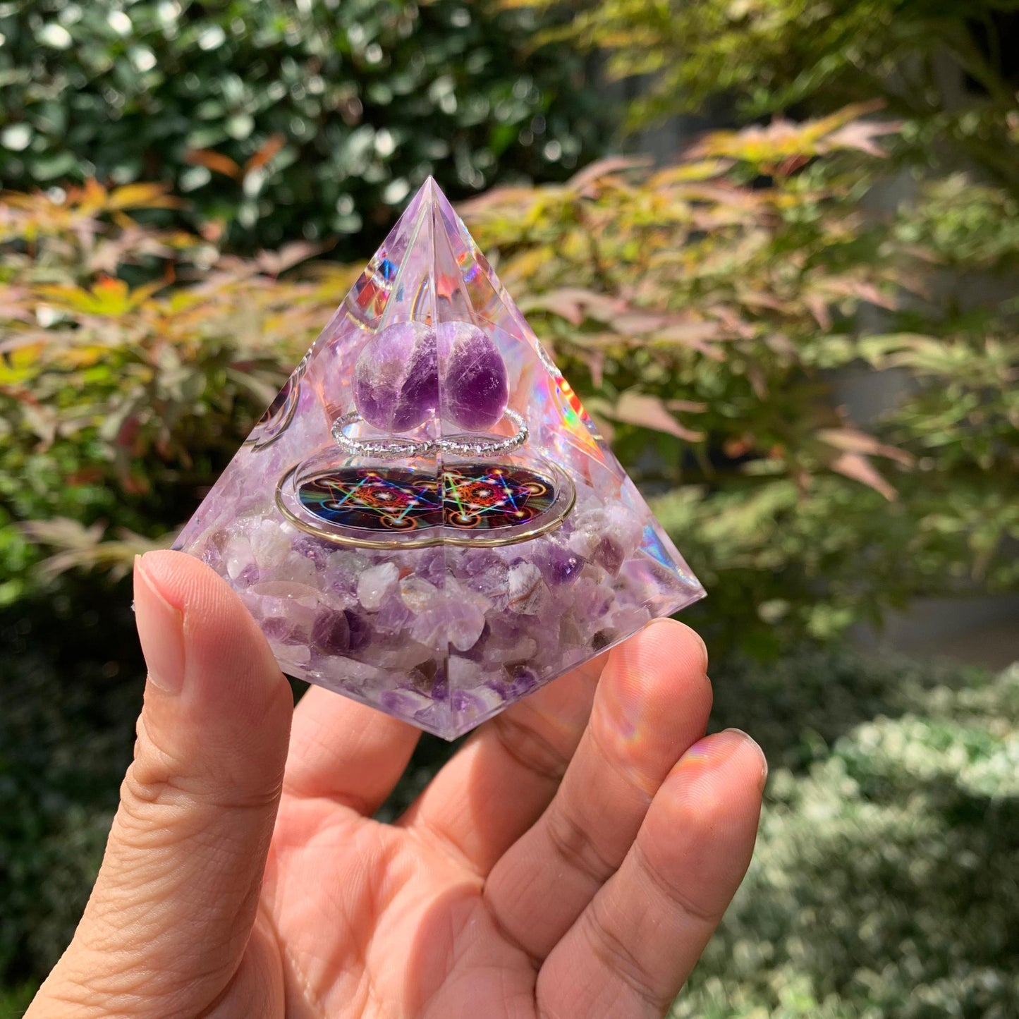 Ametiszt Kristály Piramis