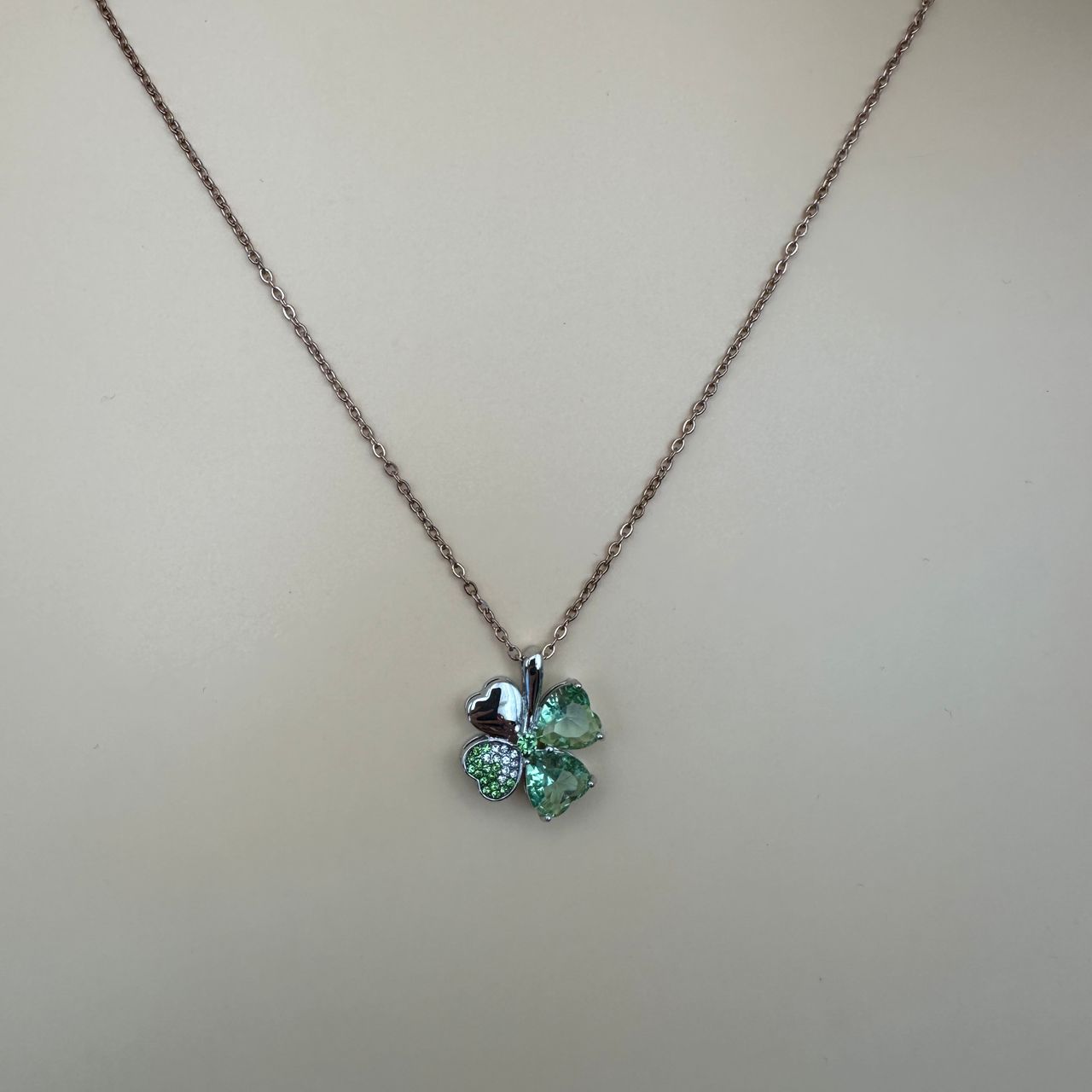 Fortuna Négylevelű Lóhere nyaklánc