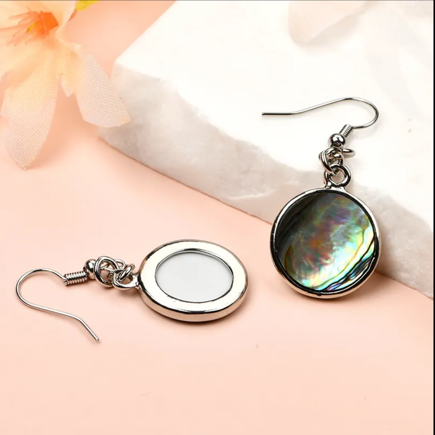 Abalone Kagyló fülbevaló