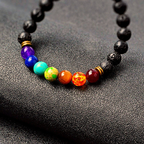 Vulkánikus Chakra Karkötő Élet Fája kulcstartóval