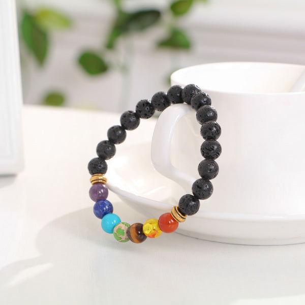 Vulkánikus Chakra Karkötő Élet Fája kulcstartóval