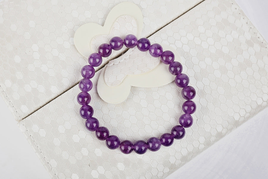 Ametiszt karkötő