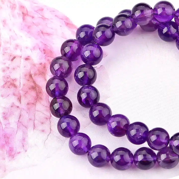 Ametiszt karkötő