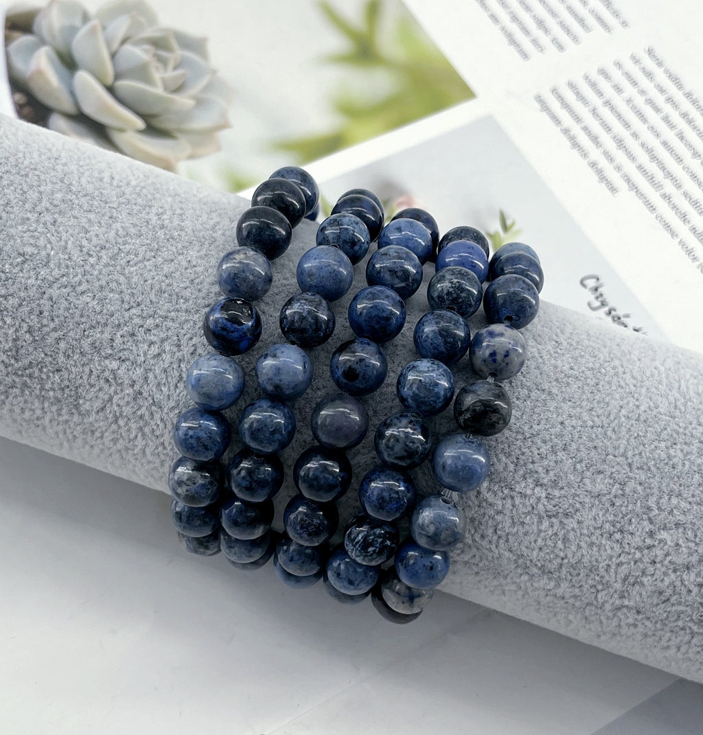 Kék Dumortierit Karkötő