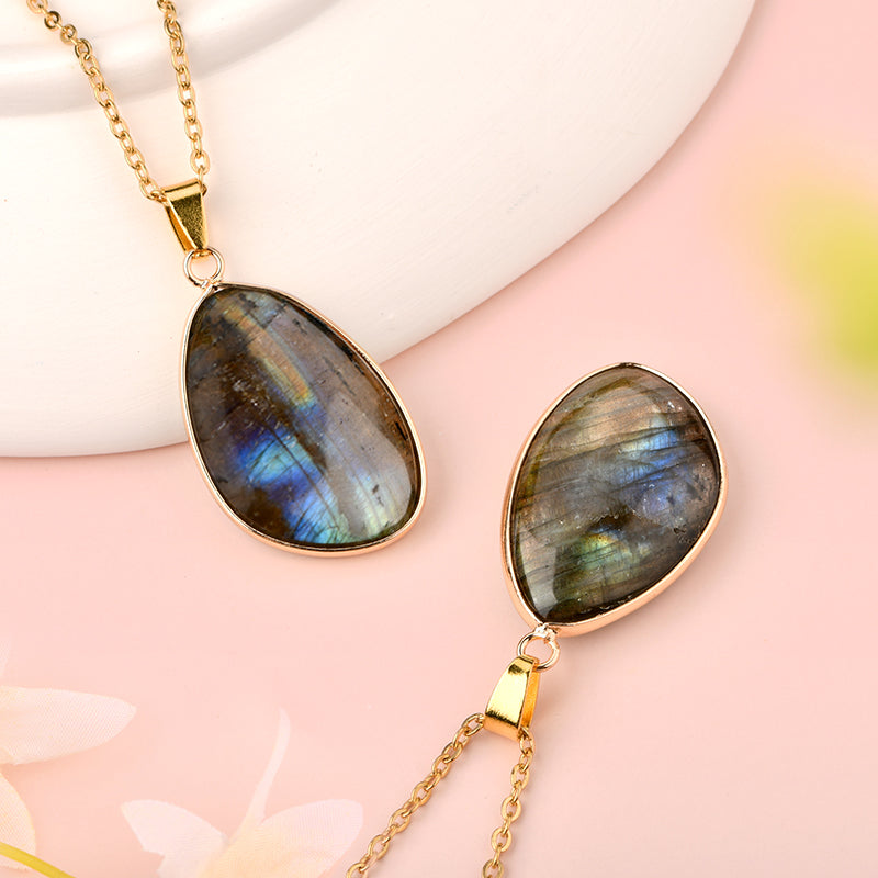 Labradorit nyaklánc