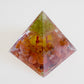 Vörös achát Orgonit Piramis