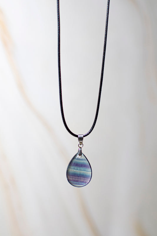 Szivárvány Fluorit nyaklánc