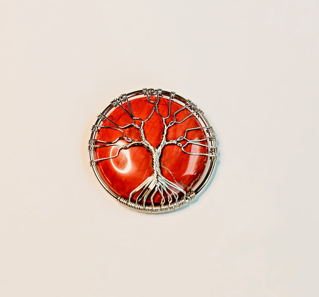 Vörös jáspis Életfa talizmán