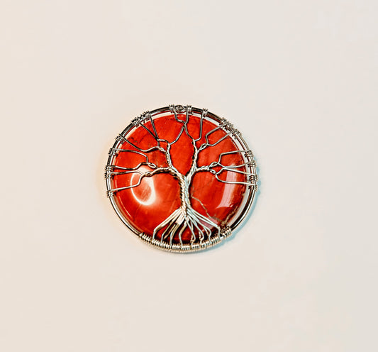 Vörös jáspis Életfa talizmán