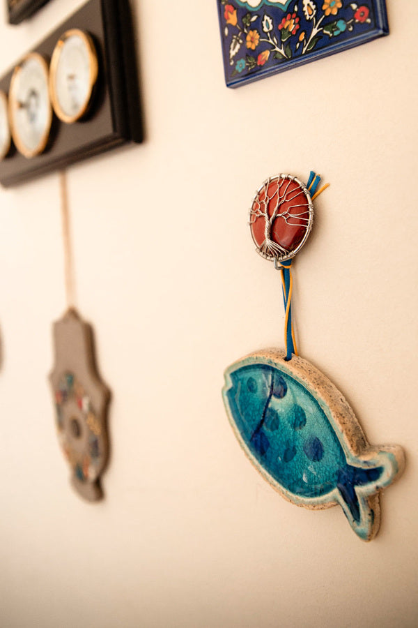 Vörös jáspis Életfa talizmán