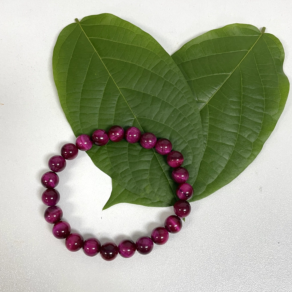 Rózsaszín Tigrisszem Karkötő